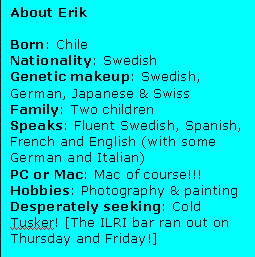 About Erik