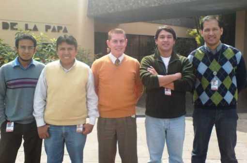 From left: Rolando Navarro Jara, Roberto Del Villar Prado, Anthony Collins, Peter Valdivieso, Dante Palacios